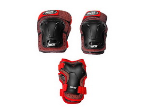Sada chráničů STANDART JUNIOR red (301352)